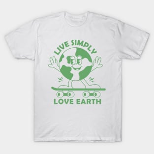 Live Simply Love earth T-Shirt